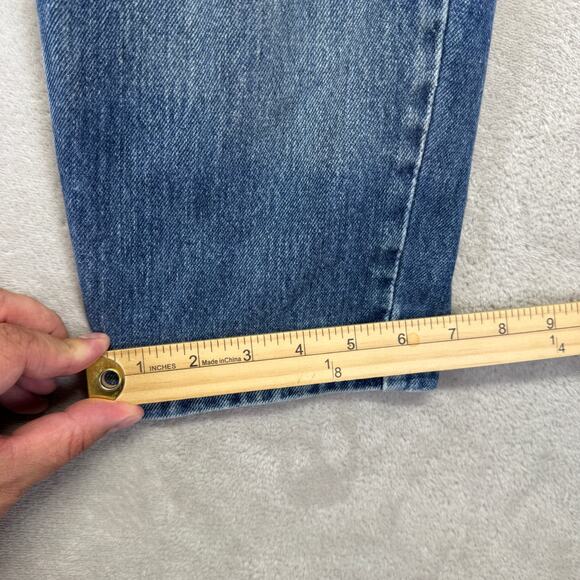 VTG Levi's 512 Women's 12R Short Slim Fit Tapered Leg High Rise Denim 90s USA - Picture 13 of 14